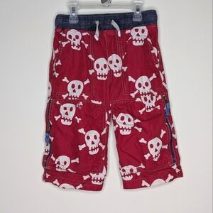 Mini Boden Skull Shorts 7